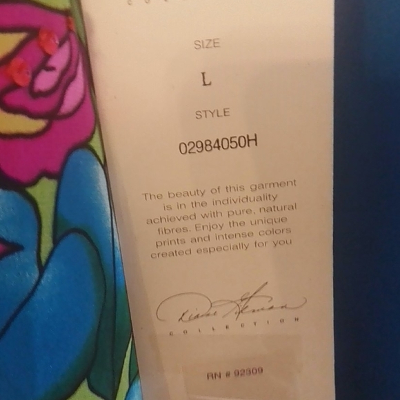 DG2 by Diane Gilman Colorful Jungle Print Blouse - Picture 4 of 9